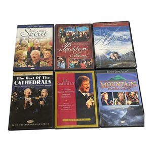 Bill Gaither 6 Dvd Lot Includes Gaither Gospel Series and Homecoming
